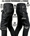 Men 2026 Waterproof Tactical Work Pants, Outdoor Hiking Mountaineering Paratrooper Casual Long Trousers, In‑Stock