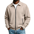 Men's Casual Waffle Jacket Set 50% Off