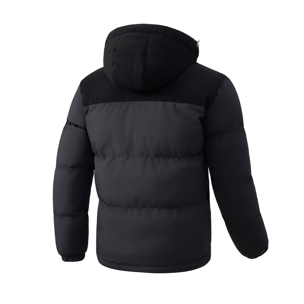 2026 New Men's Windproof Hooded Padded Jacket, Thick High Quality Winter Coat