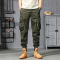 Men's New Vintage Multi‑Pocket Jogger Cargo Pants, Loose Fit Outdoor Casual Trousers